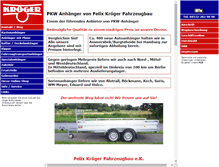 Tablet Screenshot of anhaengerbau.de
